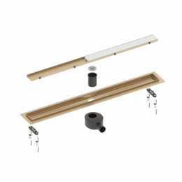 Душевой лоток TIMO Drain System 1000 с двусторонней панелью 
