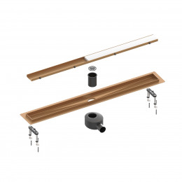 Душевой лоток TIMO Drain System 1000 с двусторонней панелью 