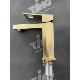Смеситель для раковины Timo Briana 7161/17F золото матовое