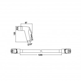 Гигиенический душ Timo SG-3052 chrome