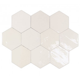 Zellige Hexa White