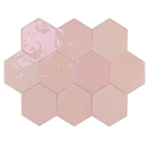Zellige Hexa Pink