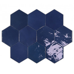 Zellige Hexa Cobalt